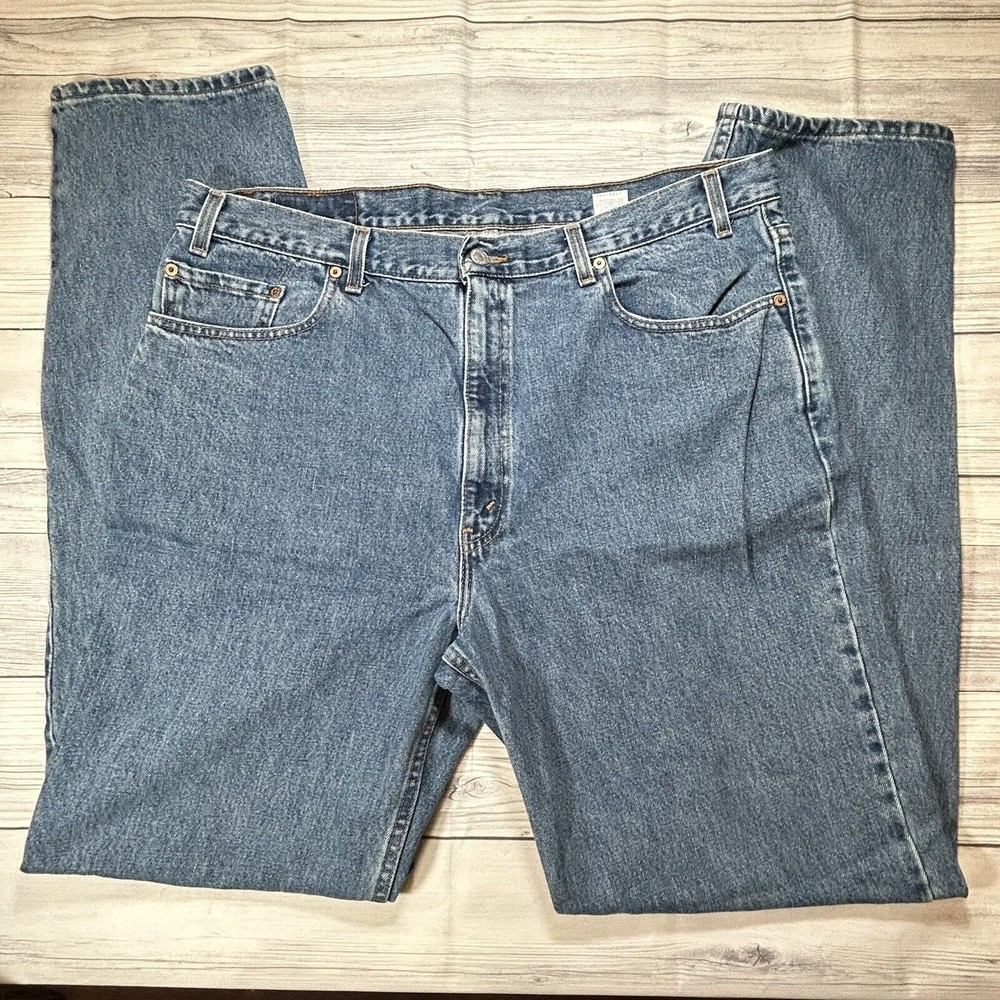 Vintage Levi Strauss 550-4891 Blue Jeans Relaxed Fit Size 42x36 Made in USA